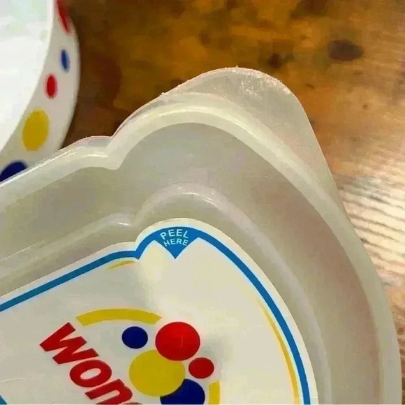 2006 Nostalgic Wonder Bread Plastic Sandwich Container Food Storage W Lid - Picture 6 of 7